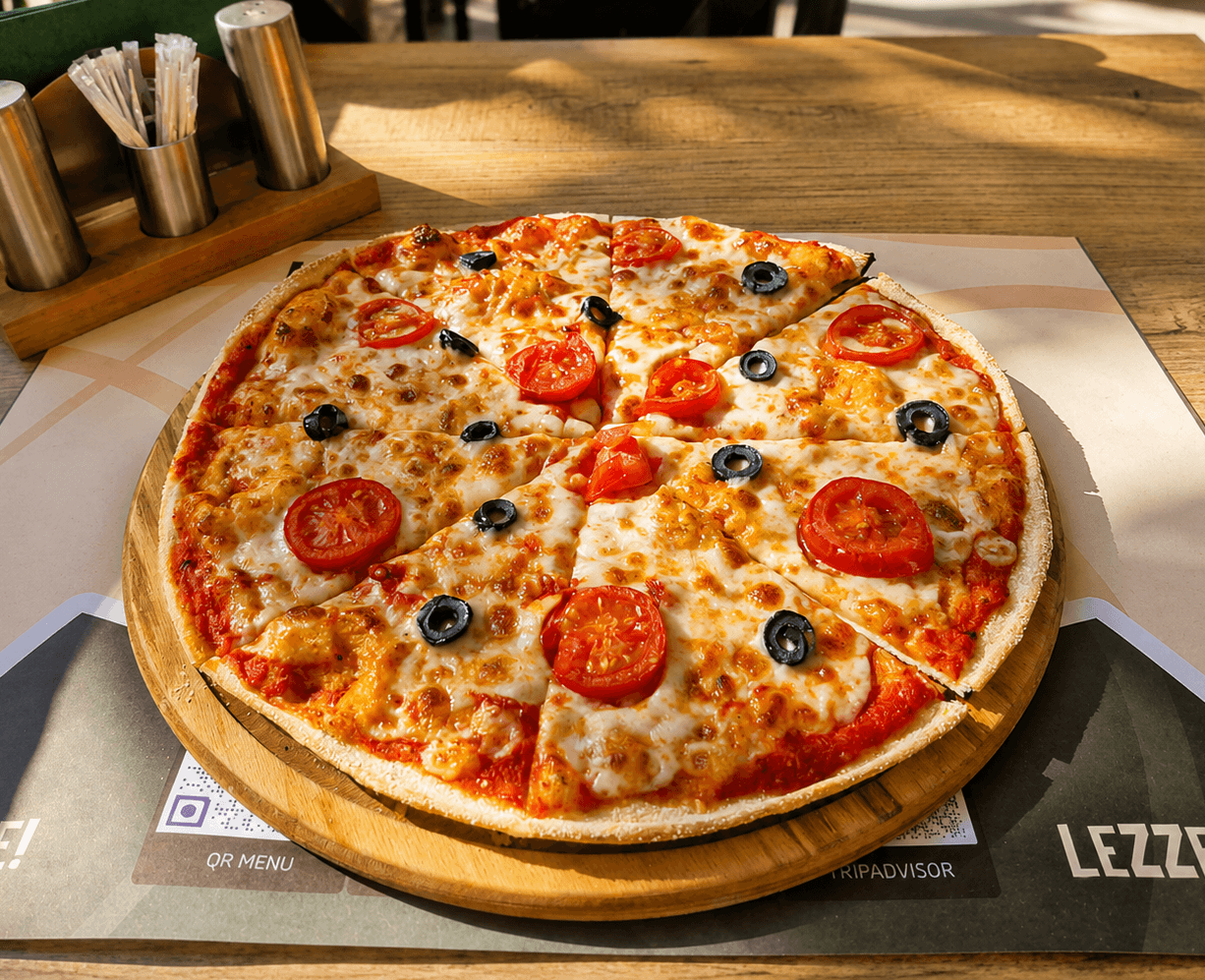 Cherry Domatesli Pizza