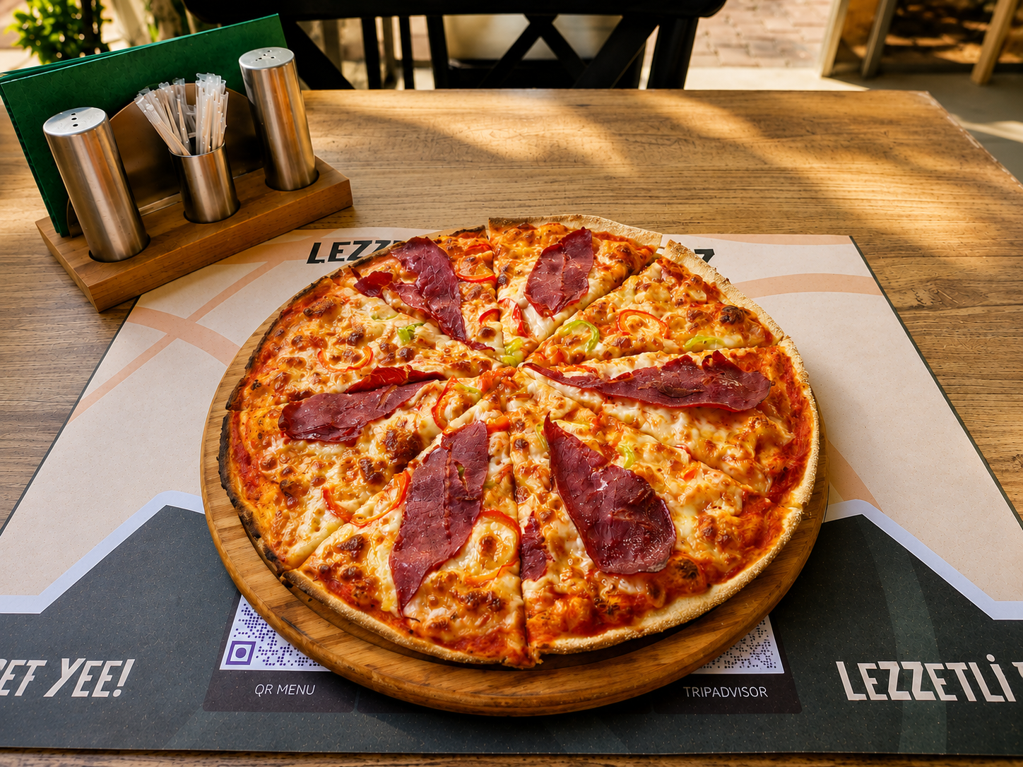 Pastırmalı Pizza