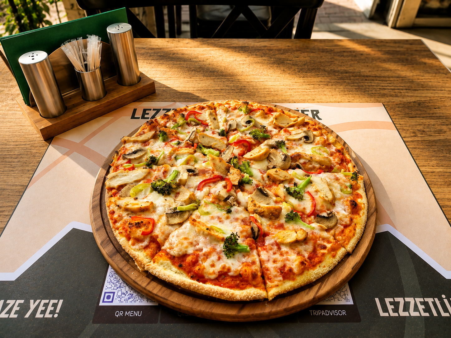 Tavuklu Pizza